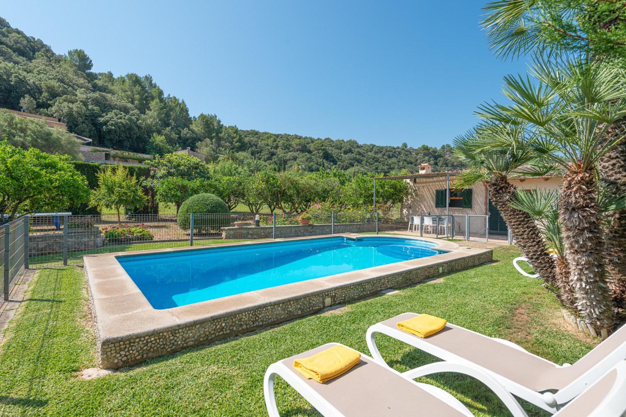 Villa Pont Roma - El Camp Redo - De Con Piscina, Wifi, Ac Pollença